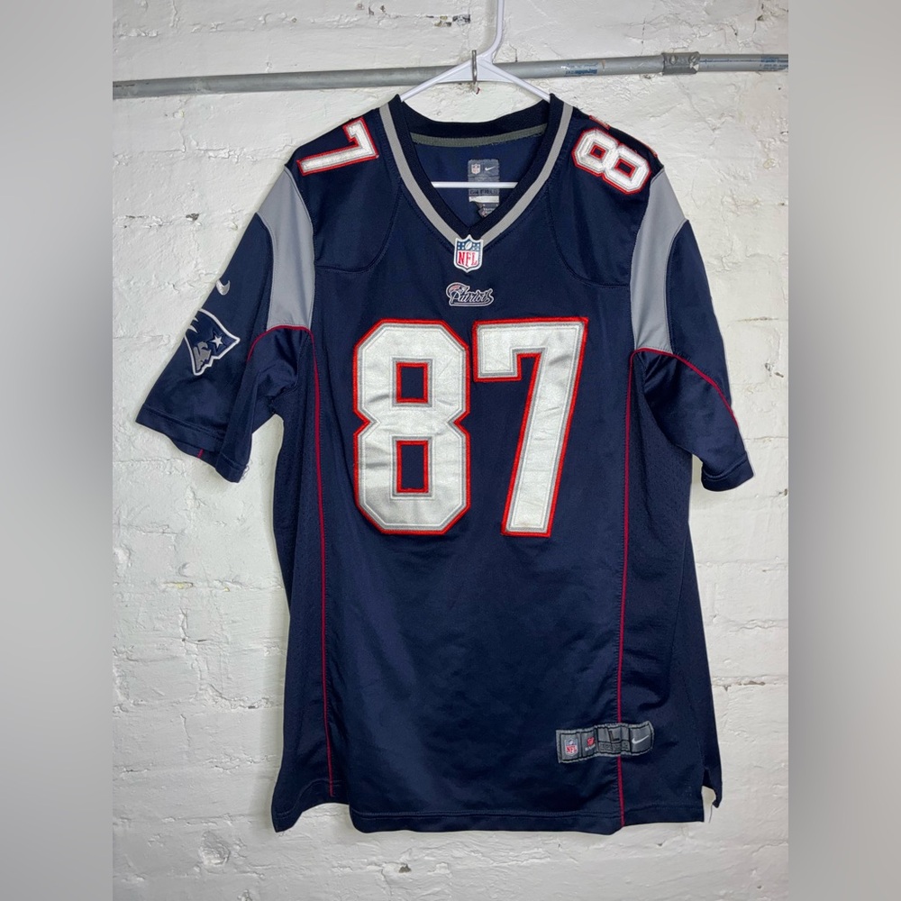 Nike Rob Gronkowski New England Patriots Jersey - Men's Large - #87